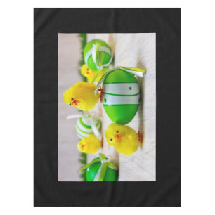 Easter Decoration - Easter egg and chicks Tablecloth