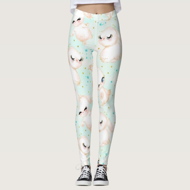 Easter Decorations Leggings (Front)