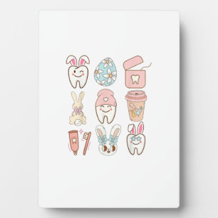 Easter Dental Assistant Tooth Bunny Dentist T-Shir Plaque