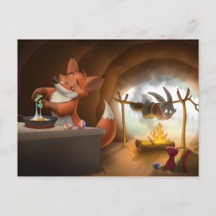 Easter Dinner Holiday Postcard