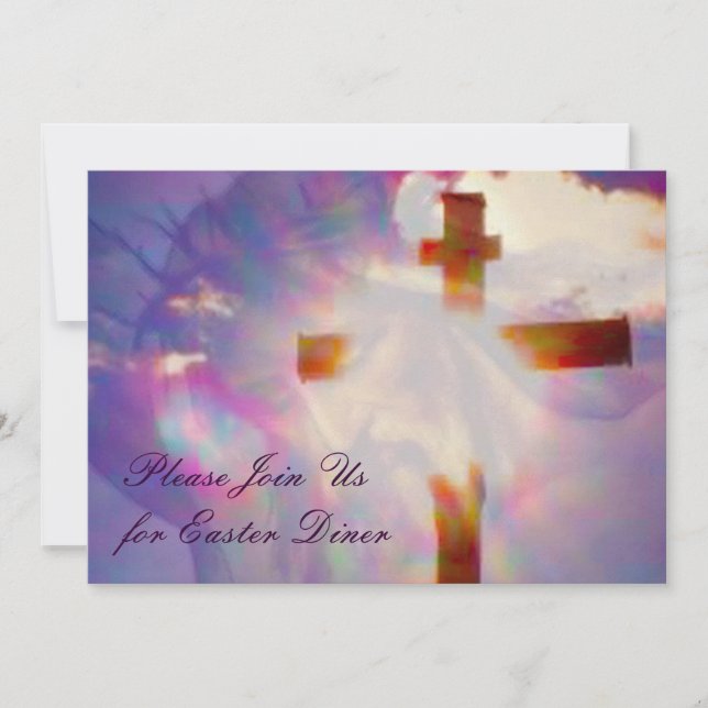 Easter Dinner Invitation - Religious (Front)