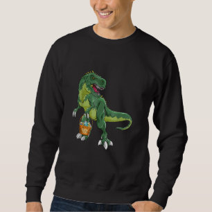 Easter Dino Bunny Egg Hunt Dinosaur Trex Rex Rabbi Sweatshirt