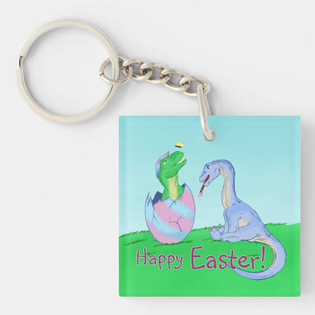 Easter Dinos Key Ring (Front)