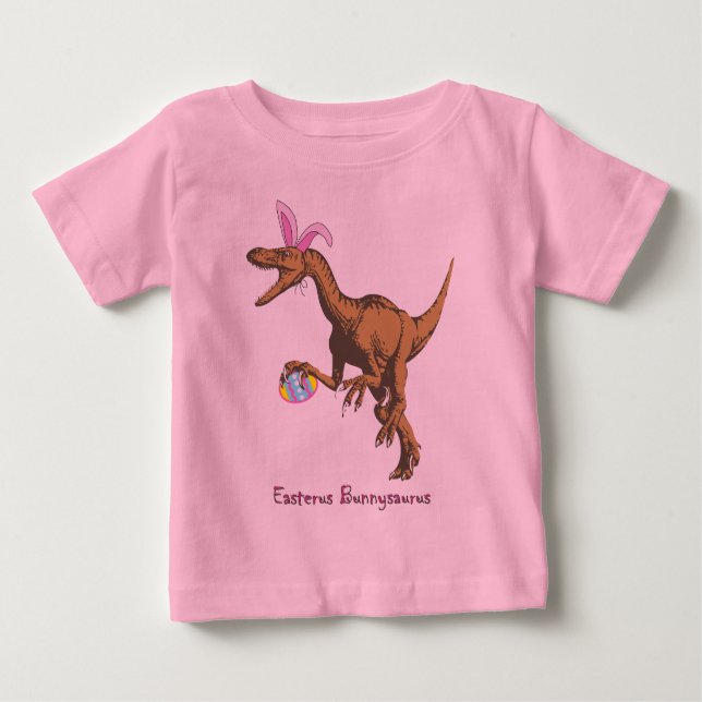 easter dinosaur baby T-Shirt (Front)