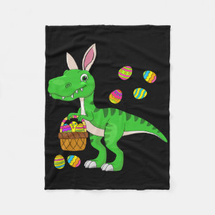 Easter Dinosaur Bunny Ears Easter Sket Stuffers Ki Fleece Blanket