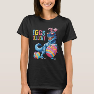 Easter Dinosaur Bunny rex Boys Girls  Eggs Cellent T-Shirt