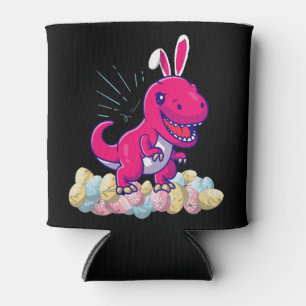Easter Dinosaur T rex Boys Girls Kids Gift Can Cooler