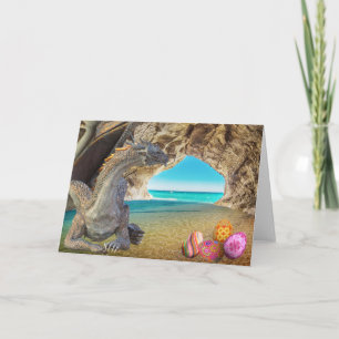 Easter Dragon Greeting Card