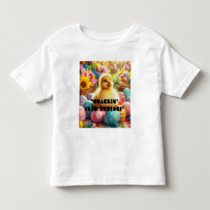 Easter Duck & Colourful Egg Wonderland Toddler T-Shirt