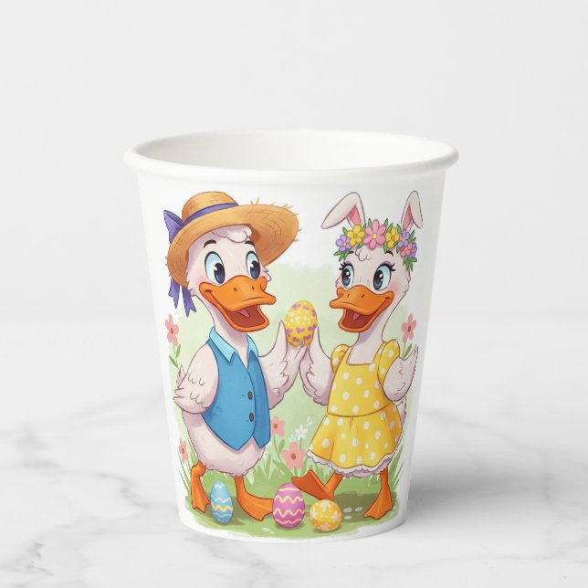 Easter Duck Paper Cups (Front)