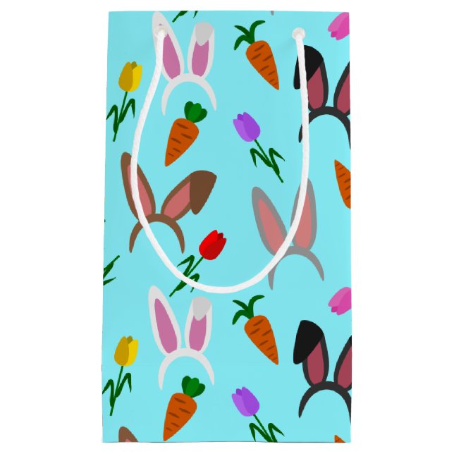 Easter Ears Small Gift Bag (Front)