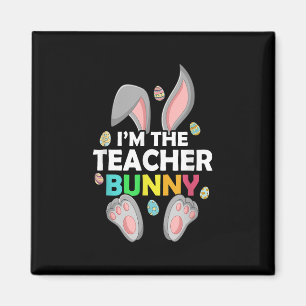 Easter Easter bunny colouring and painting yoursel Magnet