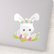 Easter, Easter Eggs, Cute Bunny, White Bunny