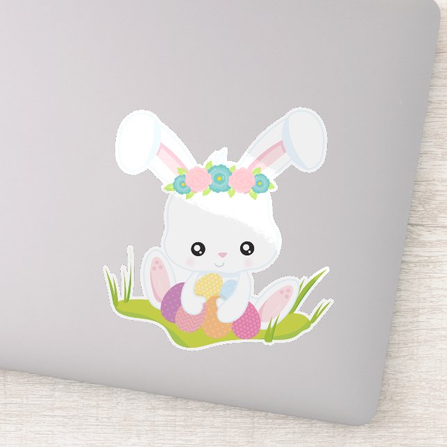 Easter, Easter Eggs, Cute Bunny, White Bunny (Detail)