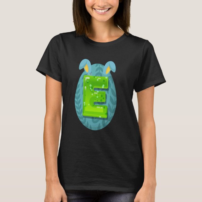 Easter Egg Alphabet ABCs Learning Fun Colourful Le T-Shirt (Front)