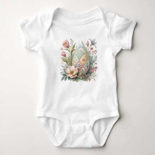 Easter Egg  Baby Bodysuit (Front)
