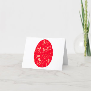 Easter Egg Birds Thank You Card