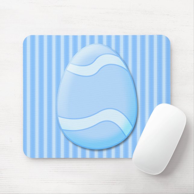 Easter Egg (Blue) Mousepad (With Mouse)
