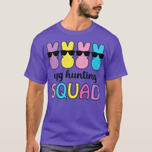 Easter Egg Bunny Squad Cute Funny  T-Shirt