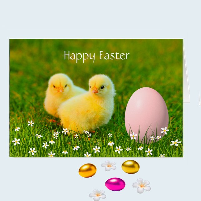 Easter Egg & Chicks with Flowers (Creator Uploaded)