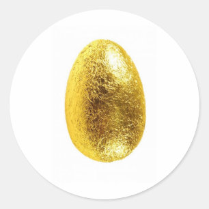 easter egg classic round sticker