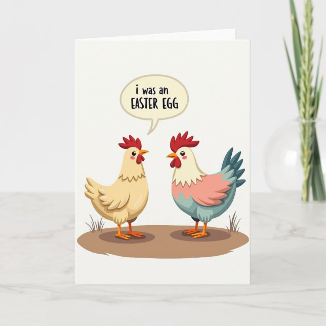 Easter Egg Confession Greeting Card (Front)