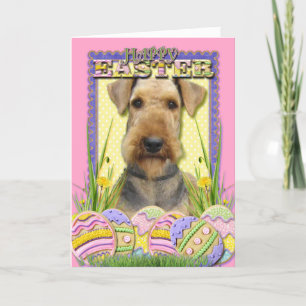 Easter Egg Cookies - Airedale Holiday Card
