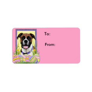Easter Egg Cookies - Boxer Label