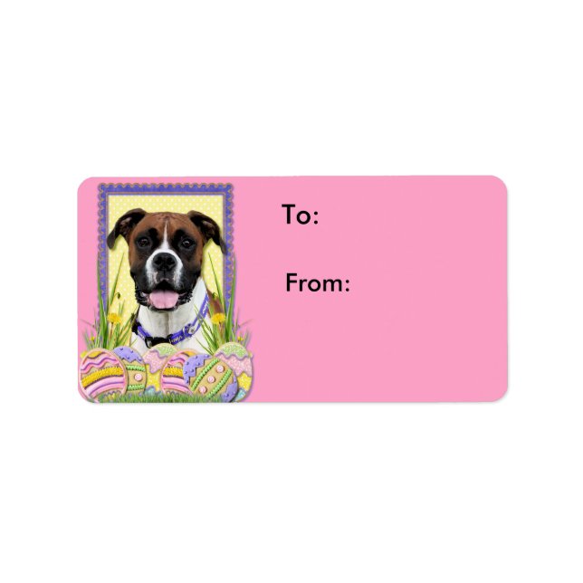 Easter Egg Cookies - Boxer Label (Front)