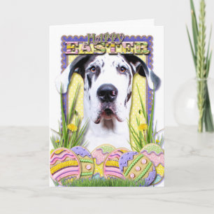 Easter Egg Cookies - Great Dane - Baron Holiday Card