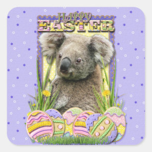 Easter Egg Cookies - Koala Square Sticker