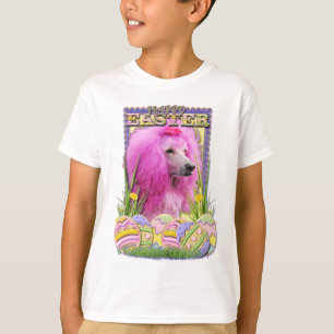 Easter Egg Cookies - Poodle - Pink T-Shirt