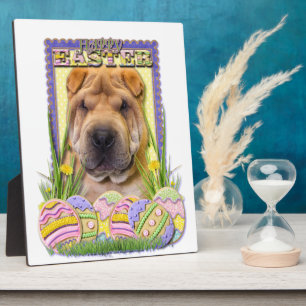 Easter Egg Cookies - Shar Pei Plaque