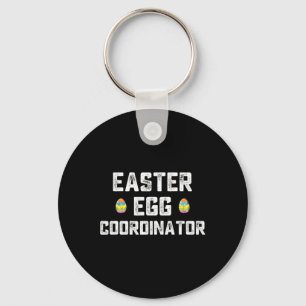Easter Egg Coordinator Fun Boys Girls Kids Teens Key Ring