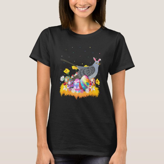 Easter Egg Cute Cuckoos Bird Easter Sunday T-Shirt (Front)