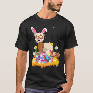 Easter Egg Cute Ferret Easter Sunday T-Shirt