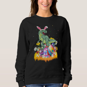 Easter Egg Cute T Rex Dinosaur Easter Sunday Sweatshirt