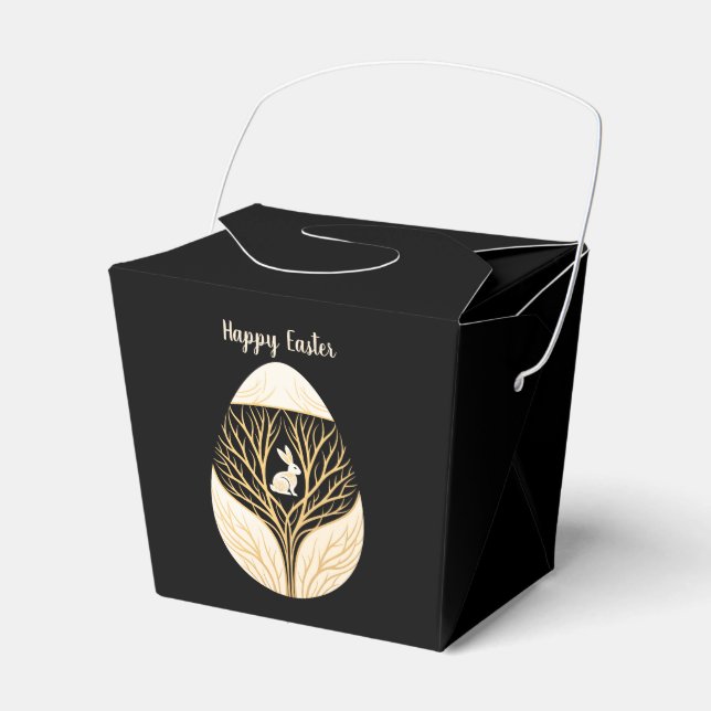 Easter egg decorative favour box (Front Side)