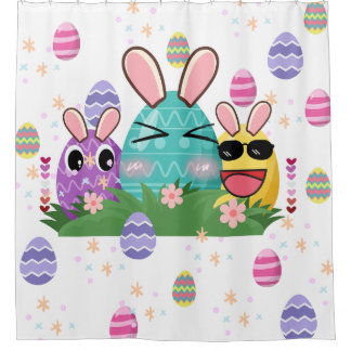 easter egg design:) shower curtain