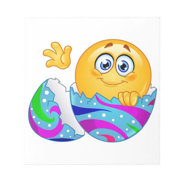 Easter egg Emoji Notepad (Front)