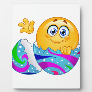 Easter egg Emoji Plaque