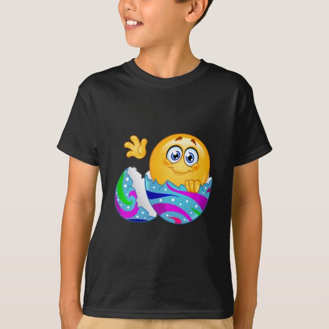 Easter egg Emoji T-Shirt (Front)