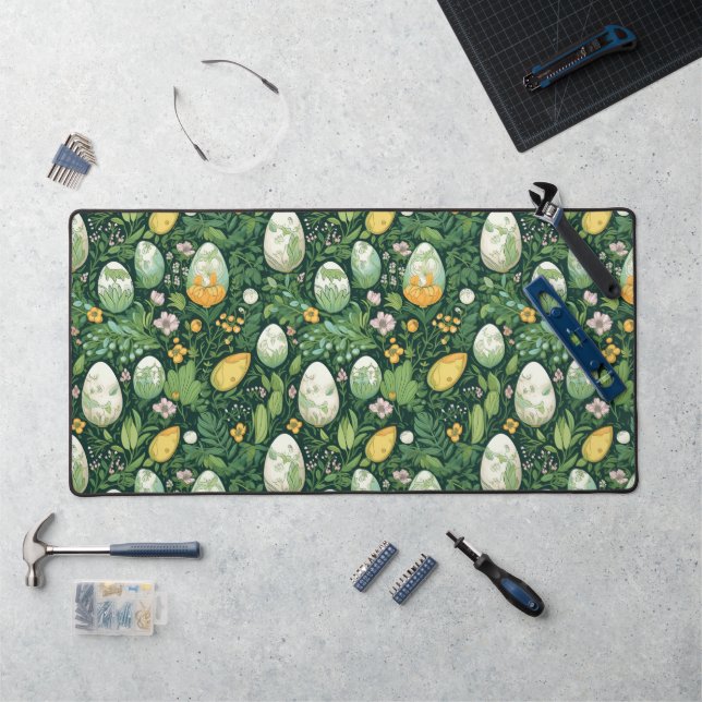 Easter Egg Flower Spring No 1 Desk Mat (Workstation)