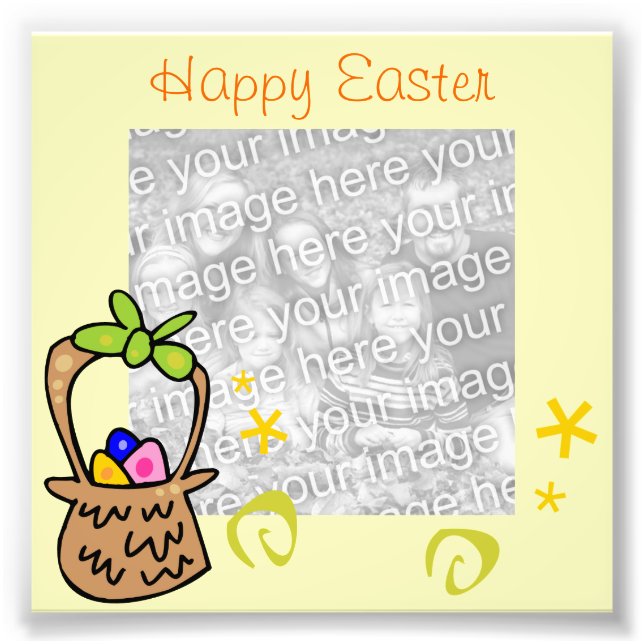 Easter Egg Frame Photo (Front)