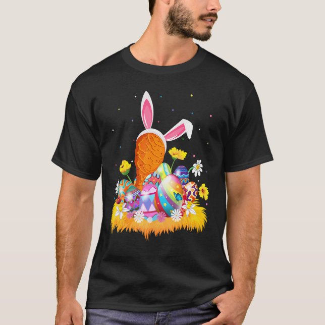 Easter Egg  Fried Chicken Easter Sunday T-Shirt (Front)