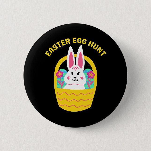 Easter Egg Hunt 6 Cm Round Badge (Front)
