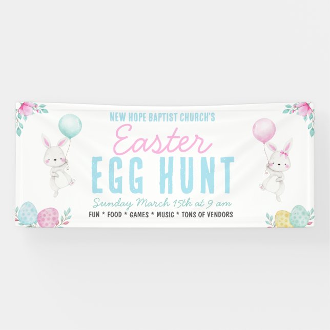 Easter Egg Hunt Banner (Horizontal)