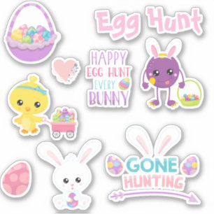 Easter Egg Hunt Bunny Chick Set