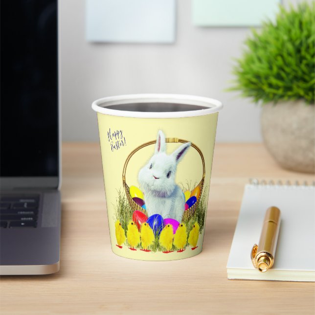 Easter Egg Hunt Bunny Chicks  Paper Cups (Insitu)
