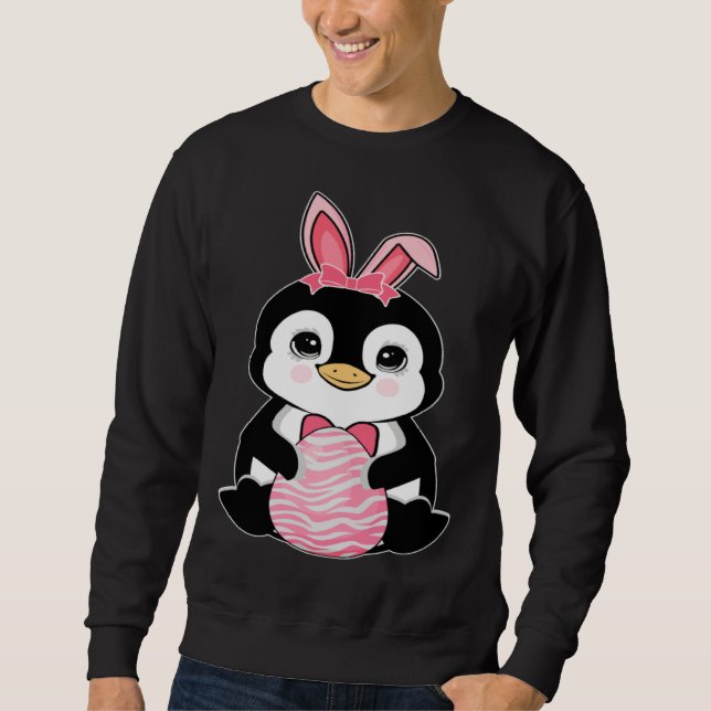 Easter Egg Hunt Bunny Ear penguin Easter Day 2023 Sweatshirt (Front)